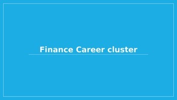finance career cluster