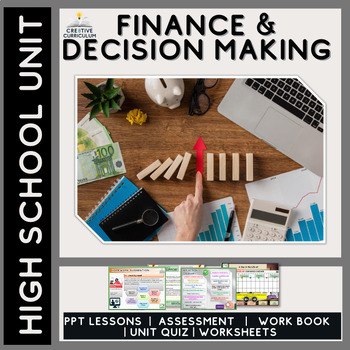 Preview of Finance & Decision Making - Middle School Finance Unit