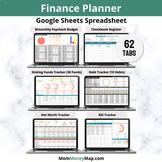 Finance Planner Google Sheets Spreadsheet