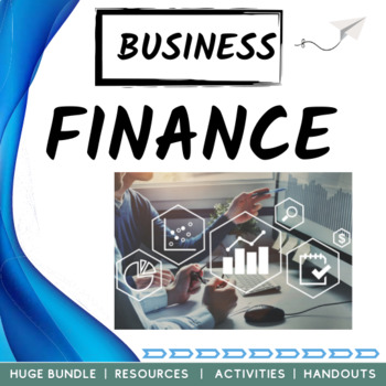 Preview of Finance and Business High School Bundle