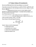 Financial Algebra 2-7 Future Value of Investments Guided Notes