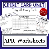 Financial Literacy: APR Practice (finding credit card interest)