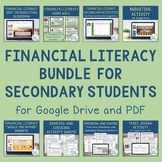 Financial Literacy and Personal Finance Unit Bundle | Acti