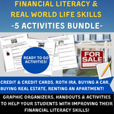 Financial Literacy BUNDLE: Renting, Buying a House, Buy a 