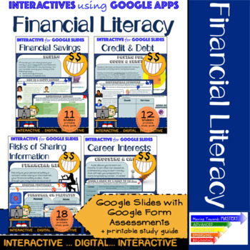 Preview of Financial Literacy BUNDLE for Google Classroom