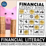 Financial Literacy Bingo Game