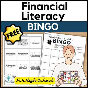 Preview of Financial Literacy Activity Bingo - High School Personal Finance Game