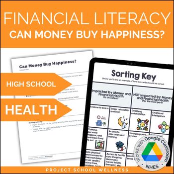 Preview of Financial Literacy: Can Money Buy Happiness? | High School Health Lesson Plan