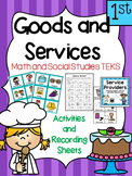Financial Literacy:  Goods and Services, Making Choices 1st Grade