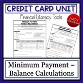 Financial Literacy: Credit Card Minimum Payment Balance Ca