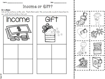 assignment of income and gifts
