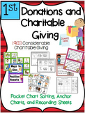 Financial Literacy:  Donations and Charitable Giving 1st Grade