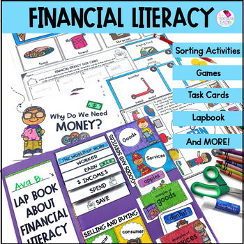 personal financial literacy activities worksheets and lapbook tpt