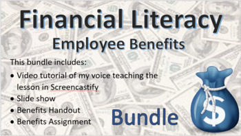 Preview of Financial Literacy – Employee Benefits - Bundle