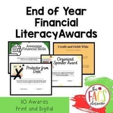 Financial Literacy End of Year Awards | Family and Consume