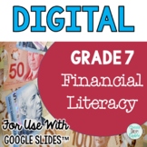 Financial Literacy Grade 7 Ontario Curriculum for use with