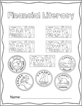 Preview of Financial Literacy Unit & Project - Grade 6 Ontario