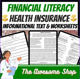 Financial Literacy Health Insurance Personal Finance Print and Go