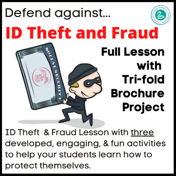 Preview of Financial Literacy | ID Theft and Fraud | Video  with Digital Brochure Activity