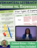 Financial Literacy: Income vs. Expenses Guided Notes