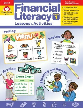 Preview of Financial Literacy Lessons and Activities, Grade 1