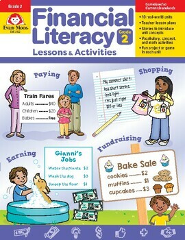 Preview of Financial Literacy Lessons and Activities, Grade 2