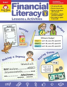 Preview of Financial Literacy Lessons and Activities, Grade 3