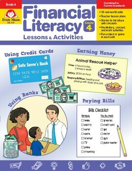 Preview of Financial Literacy Lessons and Activities, Grade 4