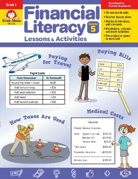 Preview of Financial Literacy Lessons and Activities, Grade 5