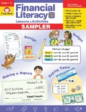 Financial Literacy Lessons and Activities, Grades 1 -8 Sampler