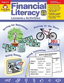Preview of Financial Literacy Lessons and Activities, Grades 6–8