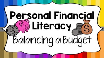 Preview of Financial Literacy Life Project