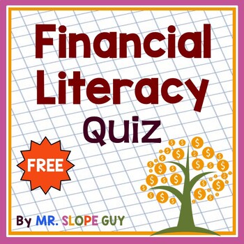Preview of Financial Literacy Middle School