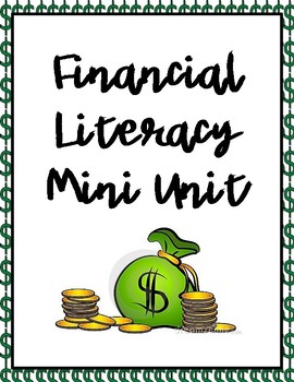 Preview of Financial Literacy Mini Unit