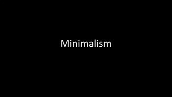 Preview of Financial Literacy - Minimalist Life style