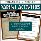 Financial Literacy Parent Discussion Activities - TAKE HOME