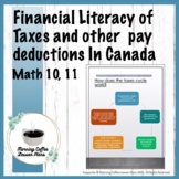 Financial Literacy , Pay Deductions and Canadian Taxes, Ma