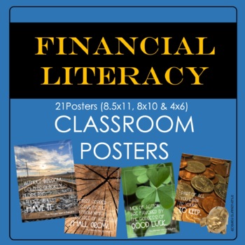 Financial Literacy Poster Set by Dayley Supplements | TpT