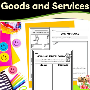 Preview of Financial Literacy Producers and Consumers Goods and Services Sort Worksheets