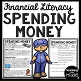 Financial Literacy Reading Comprehension Worksheet Spending Money