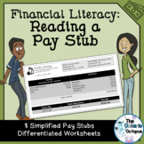 Financial Literacy - Reading a Pay Stub