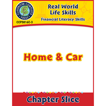Preview of Financial Literacy Skills: Home & Car - Canadian Content Gr. 6-12+