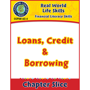Preview of Financial Literacy Skills: Loans, Credit & Borrowing - Canadian Content Gr. 6-12