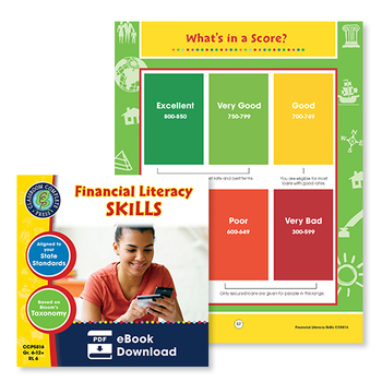 Preview of Financial Literacy Skills: What's in a Score Poster - WORKSHEET