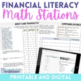 Financial Literacy Stations - Digital and Print