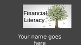 Financial Literacy Student Project - Editable