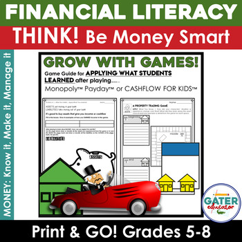 Preview of Financial Literacy | Math Games | Personal Finance Teach with Monopoly™ Payday™