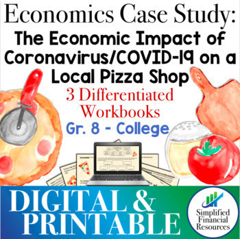 Preview of Financial Literacy The Economic Impact of a Recession on a Pizza Shop Digital