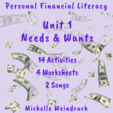 Financial Literacy - Unit 1: Needs & Wants | Distance Learning