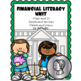 Financial Literacy Unit Kindergarten 1st Grade Needs and W